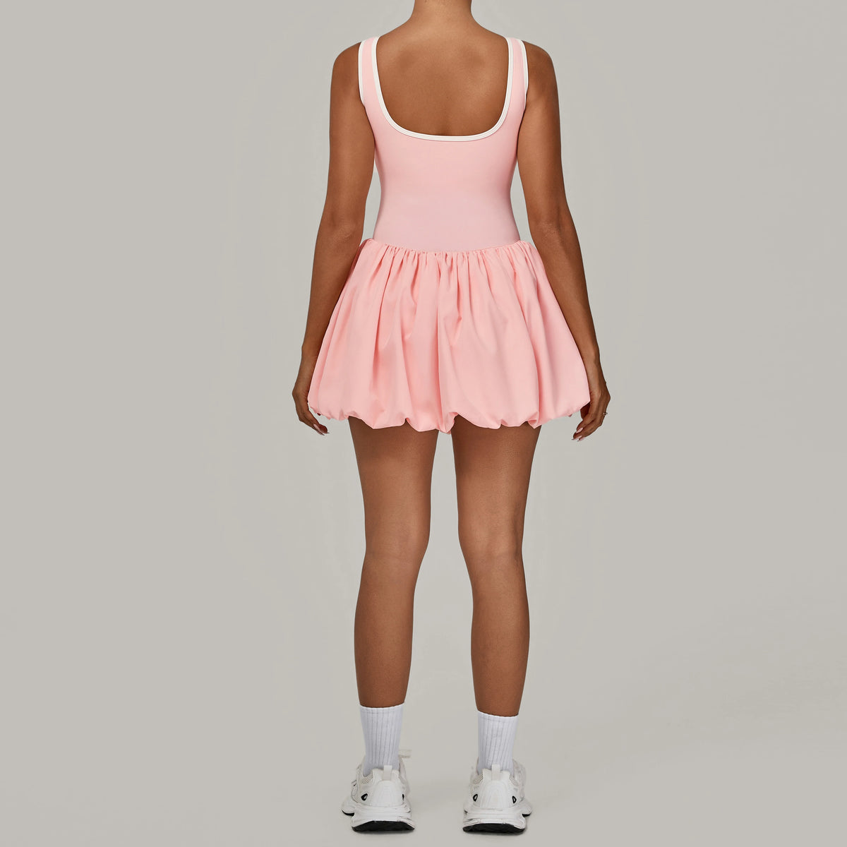 Bubble Court Tennis Dress with Built in Shorts