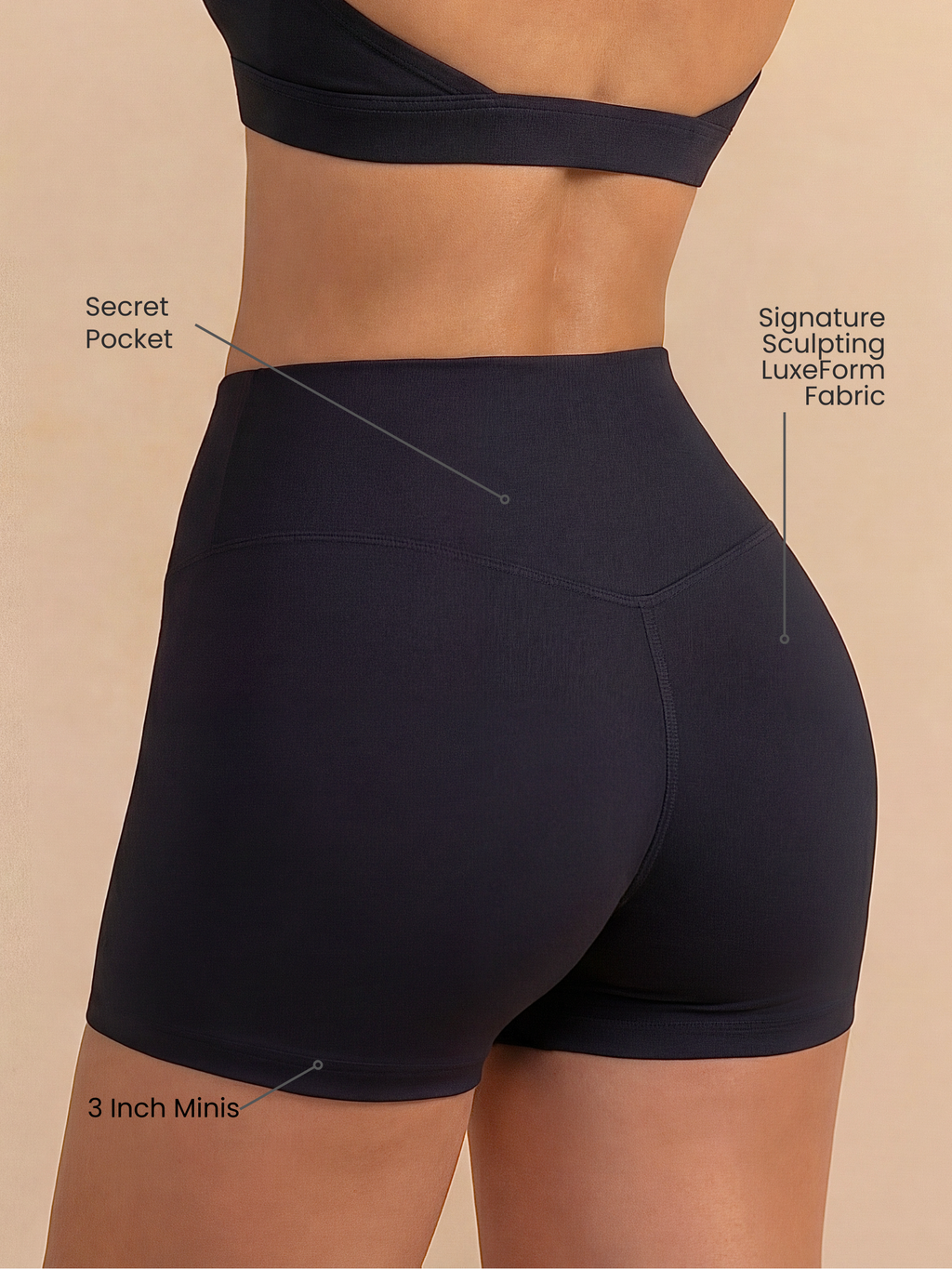 CrossForm 3" Sculpting Shorts
