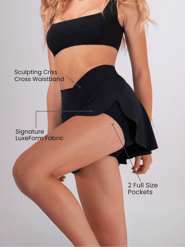 Hot Girl Skort with Built-In Shorts & Pockets